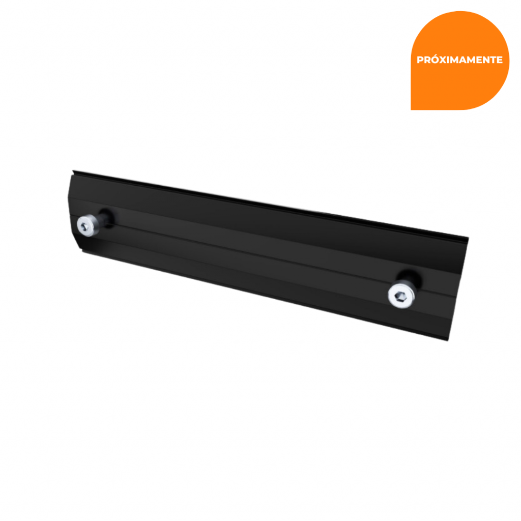 Conector de rieles de Color Negro
