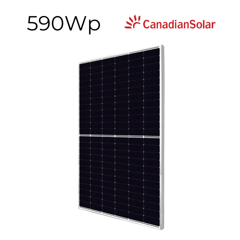 Paneles Solares Monocristalinos de 590Wp Canadian Solar