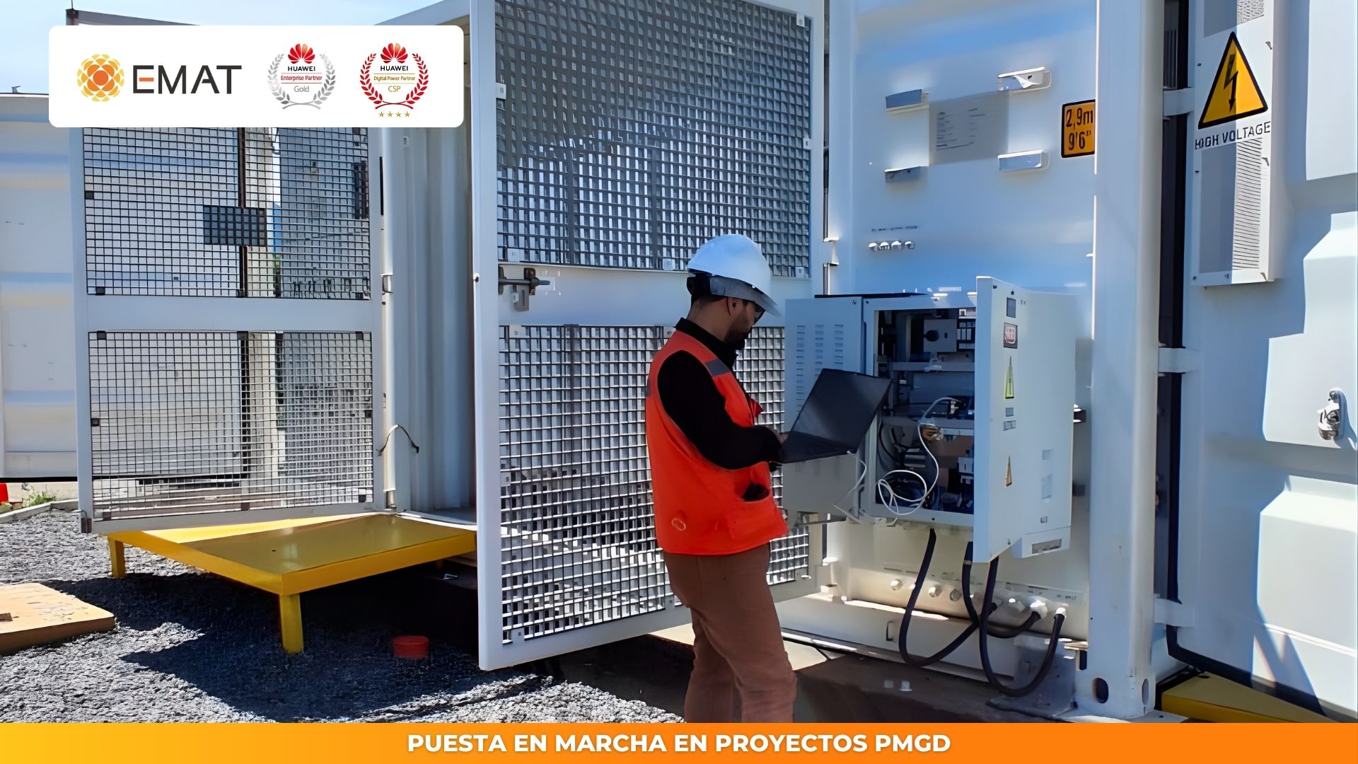 Puesta en marcha de Proyectos PMGD Huawei en Chile