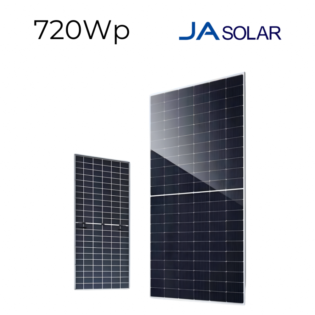 Paneles Solares de 715Wp JA Solar Bifacial