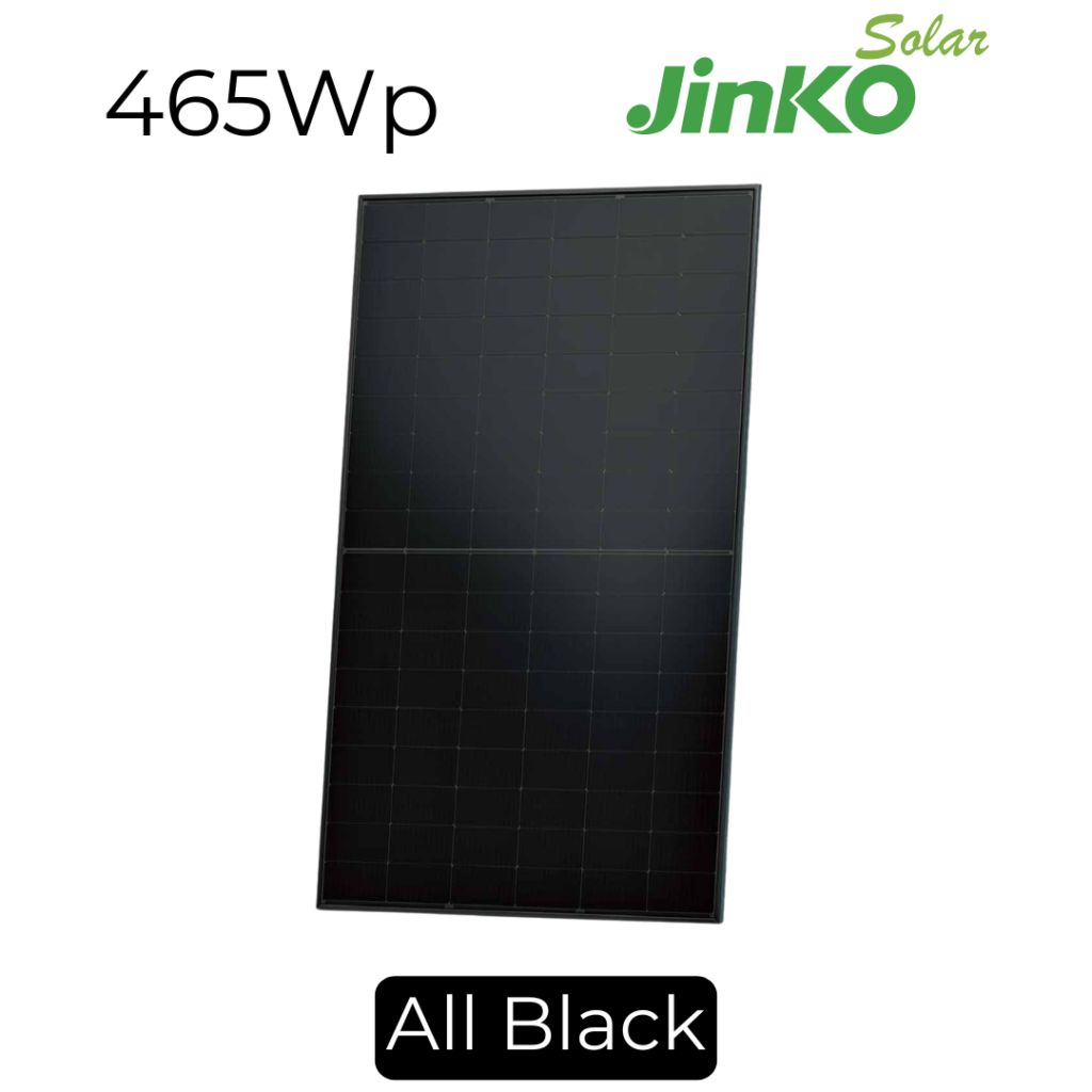 Panel Solar Jinko 465 Wp All Black N-Type TOPCon
